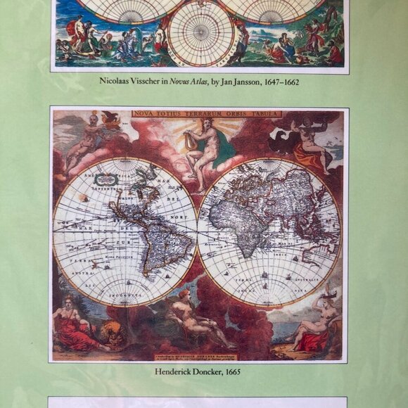 Masters Of Cartography Print Portfolio Pomegranate Publications 13x15 World Maps - Picture 7 of 15